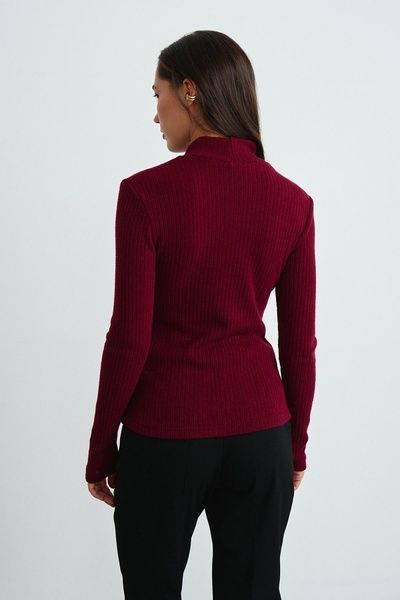 Гольф у рубчик (2, XL, cherry, червоний) RM4306-25DG*-*2745 фото від українського бренду RicaMare