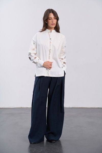 Сорочка Орбіти сили (10, S, white, білий) RM4362-26DB*-*3774 фото від українського бренду RicaMare