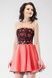 Ошатна коротка коктейльна сукня-бюстьє (2, M, Coral, кораловий) RM966-15VC*-*2239 фото від українського бренду RicaMare