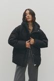 Женский пуховик с капюшоном (11, S-M, Dark anthracite, чорний) RM4211-24DJ*-*3006 фото от украинского бренда RicaMare