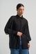 Сорочка жіноча подовжена з вишивкою на кишенях (1, L, Black embroidery, чорний) RM4280-25DB*-*3227 фото 4