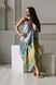 Эксклюзивный платок с репродукцией (21, One Size, Пшеничне поле з кипарисами, Вінсент ван Гог, мультиколор) XL-069*-*445 фото от украинского бренда RicaMare
