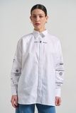Женская рубашка Витоки (10, S, white, білий) RM4293-26DB*-*3434 фото от украинского бренда RicaMare