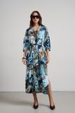 Жіноча сукня з принтом з натуральної тканини (12, 2XL, Floral, мультиколор) RM4333-25DD*-*3443 фото від українського бренду RicaMare
