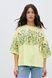 Жіноча футболка з квітковим принтом (12, XS-S, Banana cream, жовтий) RM4176-24DF*-*156 фото від українського бренду RicaMare