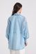 Сорочка жіноча подовжена з вишивкою на кишенях (13, S, Aqua blue, блакитний) RM4280-25DB*-*3634 фото 6