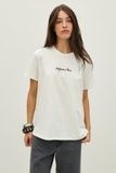 Базовая футболка с вышивкой (10, XS-S, Milk, молочний) RM4302-25DF*-*2684 фото от украинского бренда RicaMare
