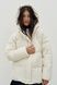 Жіночий пуховик з капюшоном (10, S-M, Marshmallow white, молочний) RM4211-24DJ*-*606 фото від українського бренду RicaMare