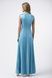 Вечірня сукня в підлогу з розрізом (12, S, Turquoise, бірюзовий) RM1144-17VP*-*2177 фото від українського бренду RicaMare