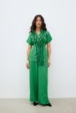 Женский льняной костюм с макраме (7, S, Mint, зелений) RM4162-24DS*-*863 фото от украинского бренда RicaMare