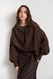 Легкая рубашка (11, XL, Espresso, коричневий) RM4321-26DB*-*3346 фото от украинского бренда RicaMare