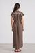 Сукня з вишивкою Лимони (11, S, Chocolate martini, хакі) RM4332-25DD*-*3598 фото 3