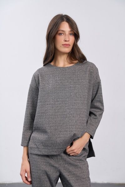 Утепленный женский костюм (9, M, Grey melange, сірий) RM4361-26DS*-*3745 фото от украинского бренда RicaMare