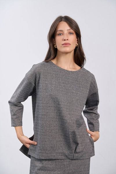 Утепленный женский костюм (9, M, Grey melange, сірий) RM4361-26DS*-*3745 фото от украинского бренда RicaMare