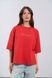 Футболка з вишивкою Світло всередині (2, XS-S, Grenadine, червоний) RM4357-26DF*-*3677 фото від українського бренду RicaMare