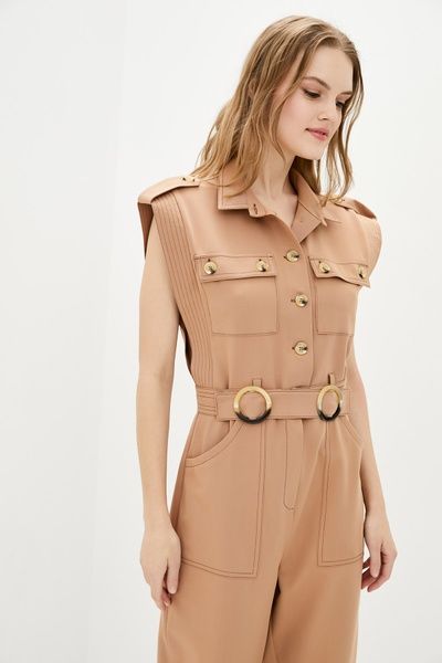 Стильний комбінезон із гудзиками (5, M (рост 175), sandstone, бежевий) RM2326-21DK*-*2106 фото від українського бренду RicaMare