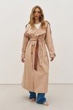 Тренч жіночий з вишивкою (5, L-XL, Classic beige, бежевий) RM4242-25DJ*-*588 фото від українського бренду RicaMare