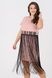 Коктейльное платье с бахромой, большие размеры (11, XL, Pink, рожевий) RM1941-B-19VC*-*1848 фото от украинского бренда RicaMare