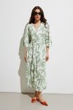Сукня літня з принтом вільного крою (7, S, Green leaves, зелений) RM4268-25DD*-*1559 фото від українського бренду RicaMare