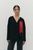 Теплый кардиган с брошкой (1, S-M, Black, чорний) RM4222-25DJ*-*681 фото от украинского бренда RicaMare