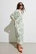 Летнее платье с принтом свободного кроя (7, S, Green leaves, зелений) RM4268-25DD*-*1559 фото 2