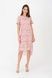 Коктейльна сукня з гіпюром та бахромою (11, XS, Pink, червоний) RM1942-1-19VC*-*2300 фото від українського бренду RicaMare