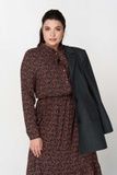 Женский базовый пиджак большого размера (9, XL, сірий, сірий) RM2026-B-19DJ*-*720 фото от украинского бренда RicaMare