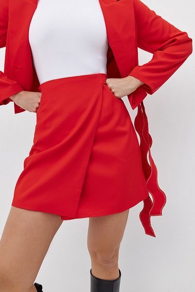Спідниця міні на запах (2, S, Red, червоний) RM4104-23DU*-*3854 фото від українського бренду RicaMare