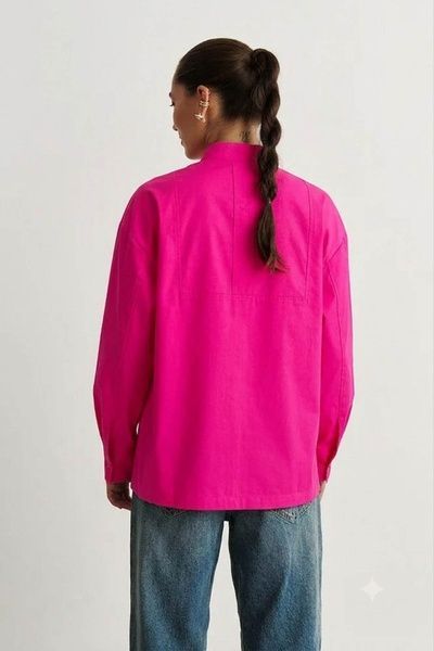 Сорочка з кишенями та стійкою (11, S, Fuchsia, фуксія) RM4312-26DB*-*3580 фото від українського бренду RicaMare