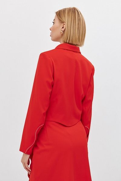 Жакет вкорочений (2, S, Red, червоний) RM4103-23DJ*-*3852 фото від українського бренду RicaMare