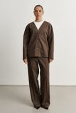 Женский костюм из утепленного трикотажа (9, M, Taupe, сірий) RM4286-25DS*-*3001 фото от украинского бренда RicaMare