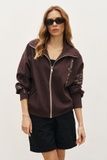 Женская кофта с вышивкой (11, XL, Rum raisin, коричневий) RM4251-25DC*-*1002 фото от украинского бренда RicaMare