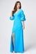Вечернее платье в пол с объемными рукавами (11, XS, blue, блакитний) RM1855-18VP*-*2305 фото от украинского бренда RicaMare