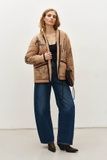Куртка-кимоно с принтом (5, M, Nude beige print, бежевий) RM4238-25DJ*-*640 фото от украинского бренда RicaMare